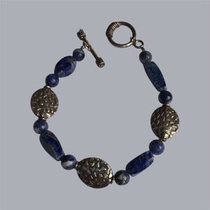 NWT 7 1/2” Sodalite n SS Bracelet